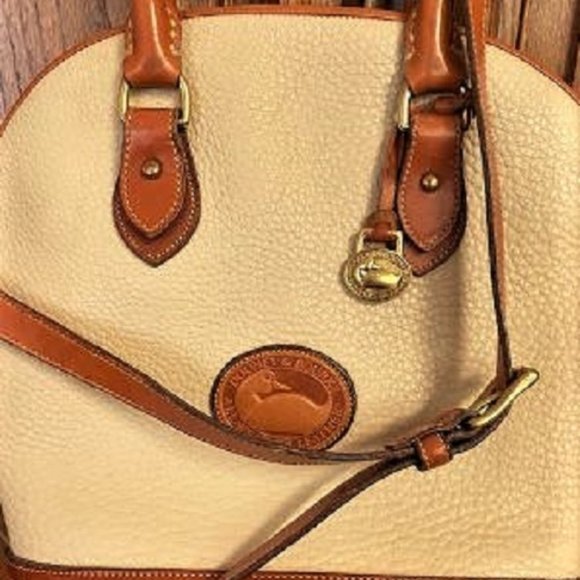Dooney & Bourke ALL Leather Bag Made in USA - Picture 1 of 8